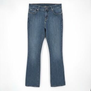 Levis 515 Bootcut Jeans 2000s 6 Long Medium Wash Blue‎ Denim Stretch Y2K